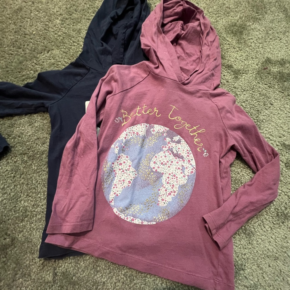 Charter’s shirts/ hooded tee / size 5A